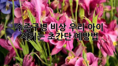 🚨수족구병 비상🚨 우리 아이 지키는 초간단 예방법🛡️